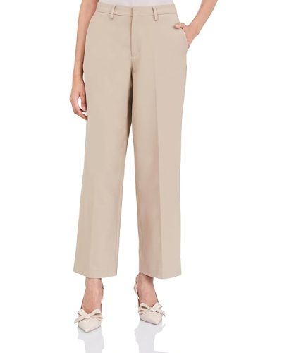 Wide Leg 4-Way Stretch Formal Trousers