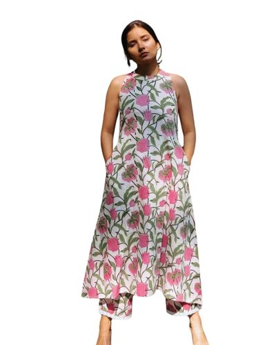 Women Rayon A-Line Regular Fit Kurta Set