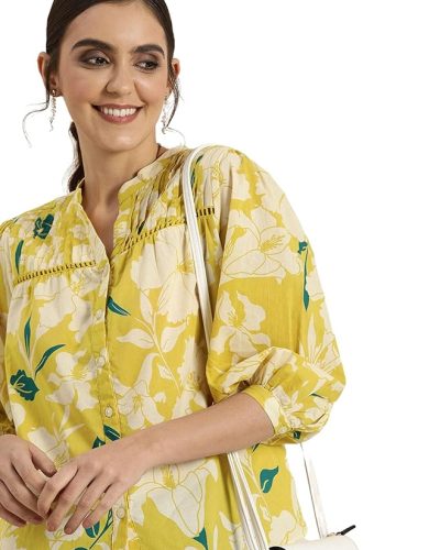 Women’s Cotton Printed Regular Fit top