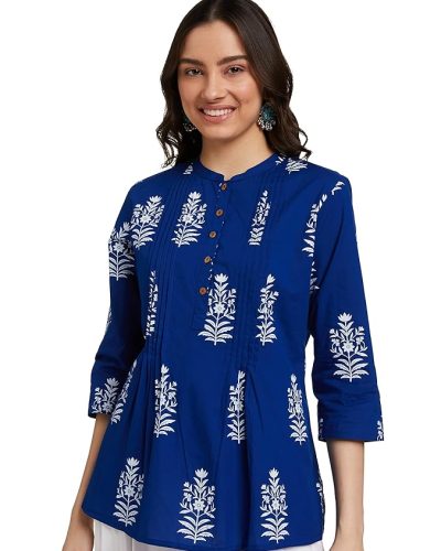 Women’s Cotton A-Line Short Kurti